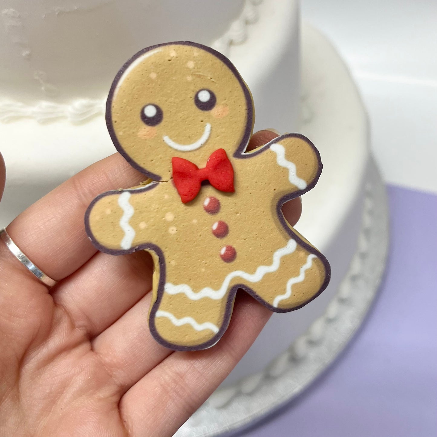 Gingerbread Man Topper
