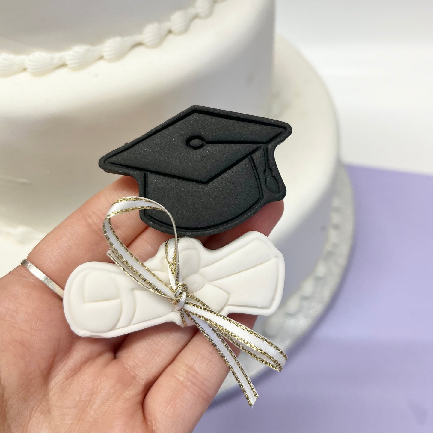 Mortar & Scroll Topper