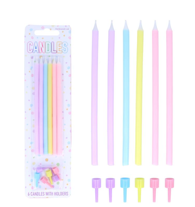 Pastel Candles