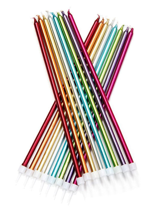 Rainbow Tall Candles