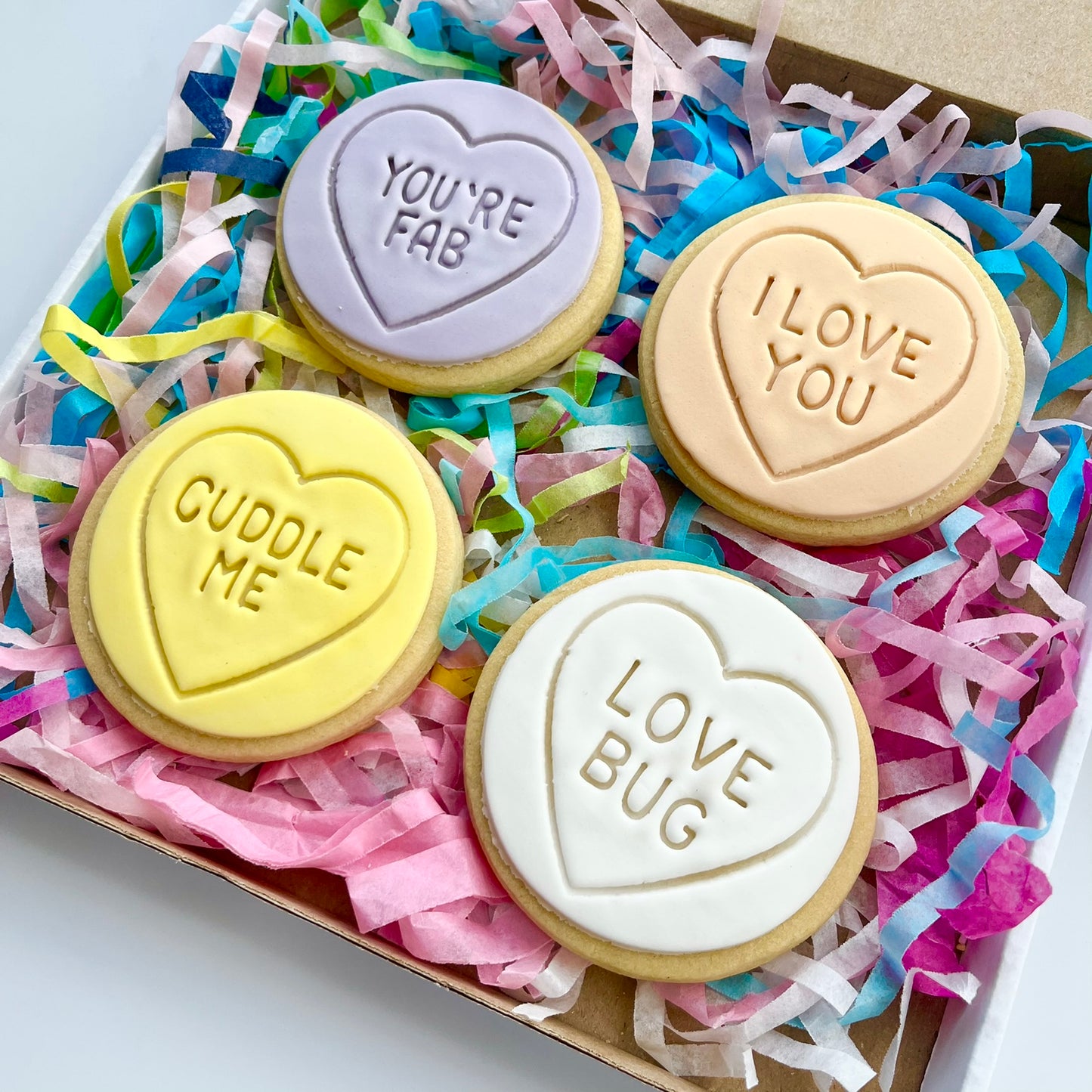 Love Hearts Cookie Box