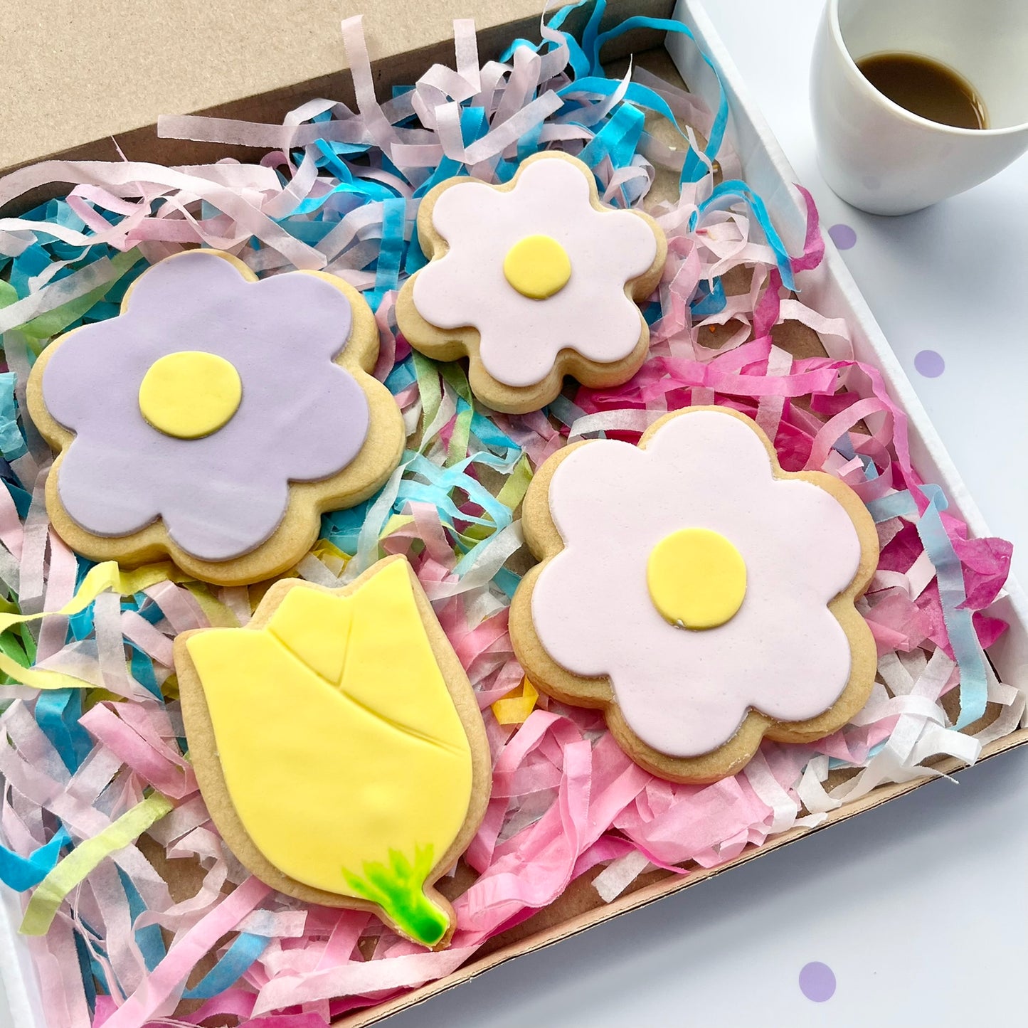 Flower Bouquet Cookie Box
