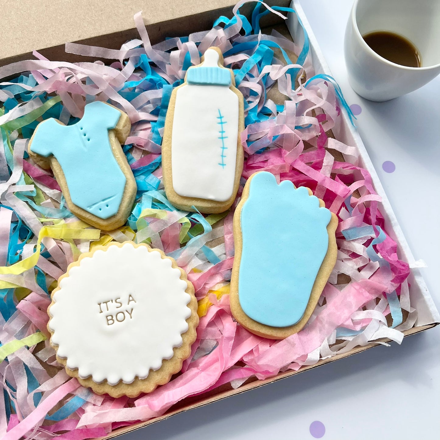 It's a Boy Baby Cookie Box