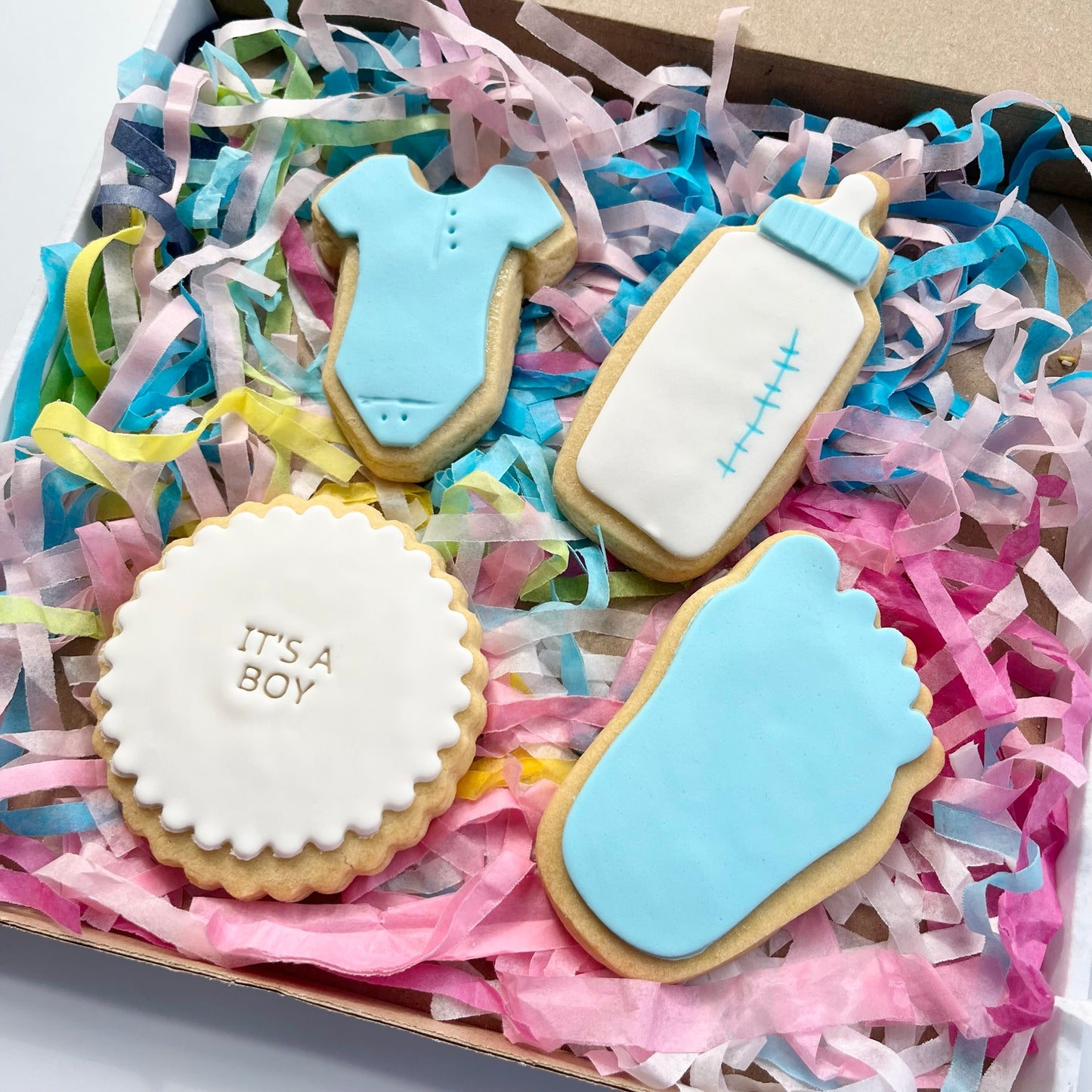 It's a Boy Baby Cookie Box