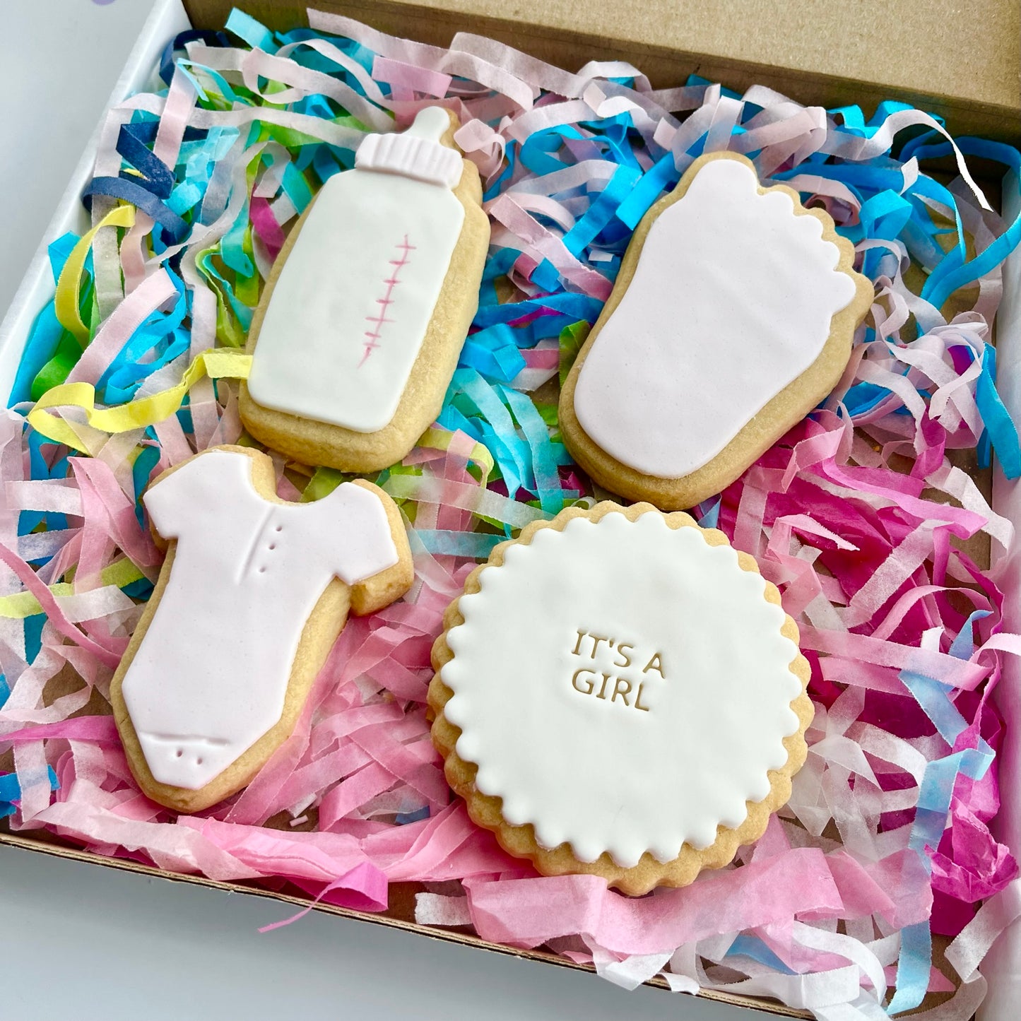It's a Girl Baby Cookie Box