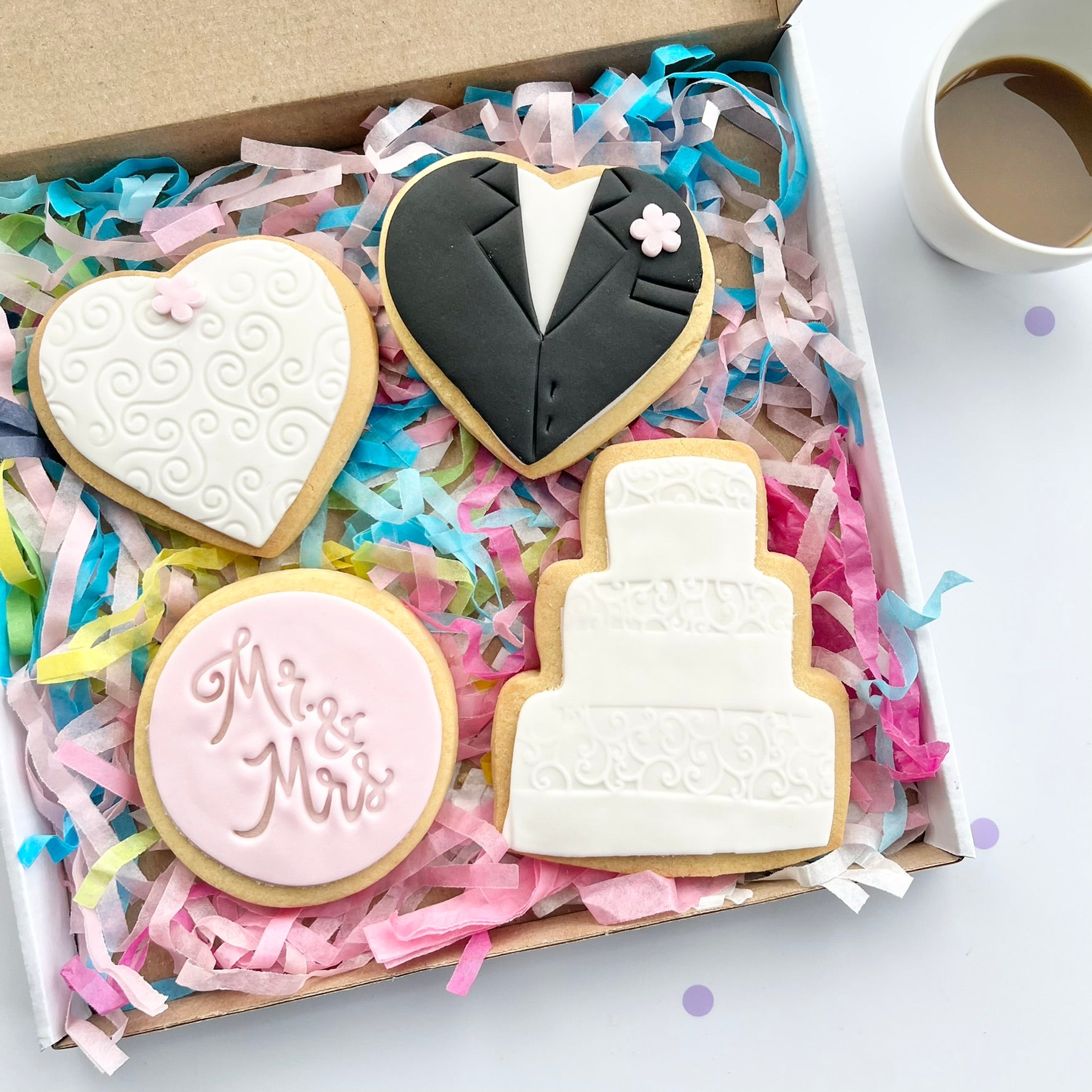 Wedding cookie to go boxes | Beachweddingtips.com Wedding cookie to go boxes | Beachweddingtips.com