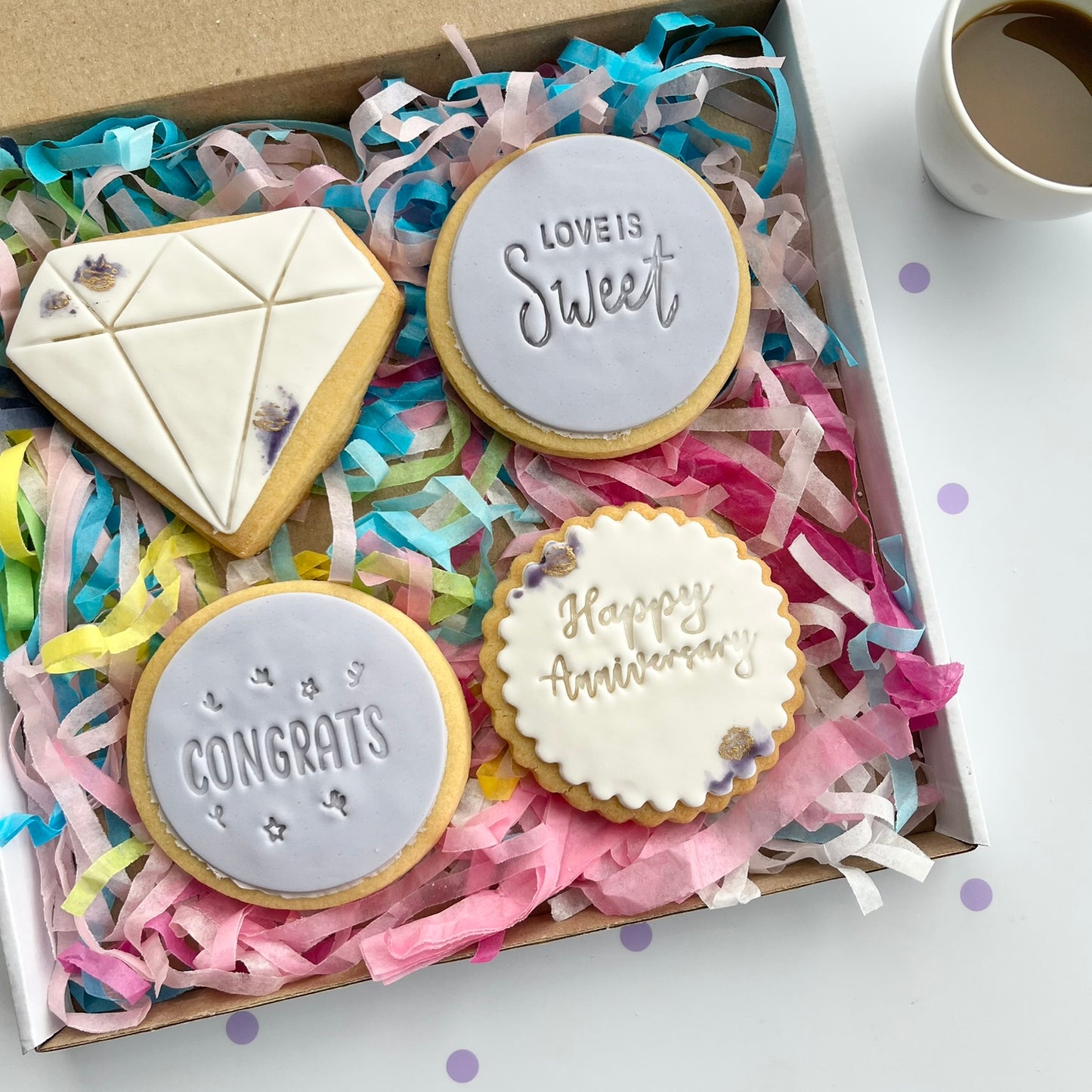 Happy Anniversary Cookie Box