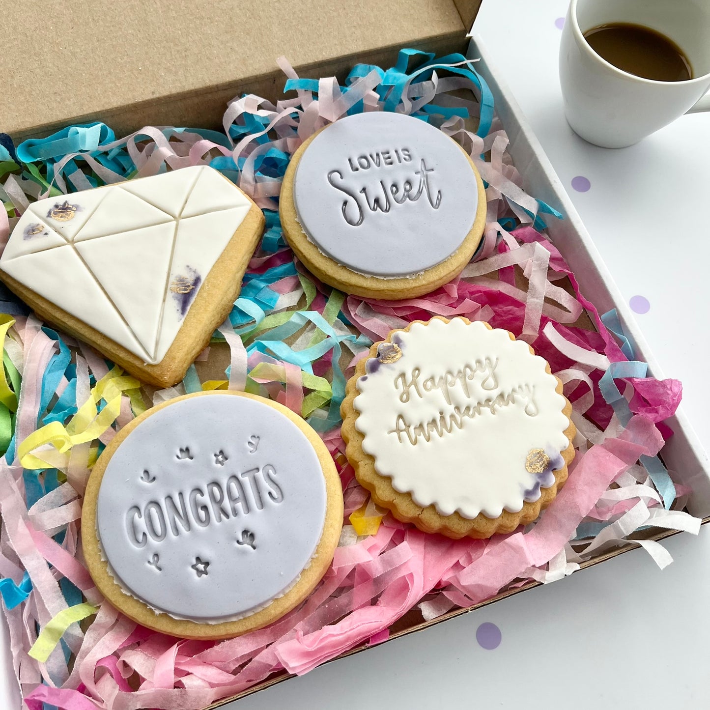 Happy Anniversary Cookie Box