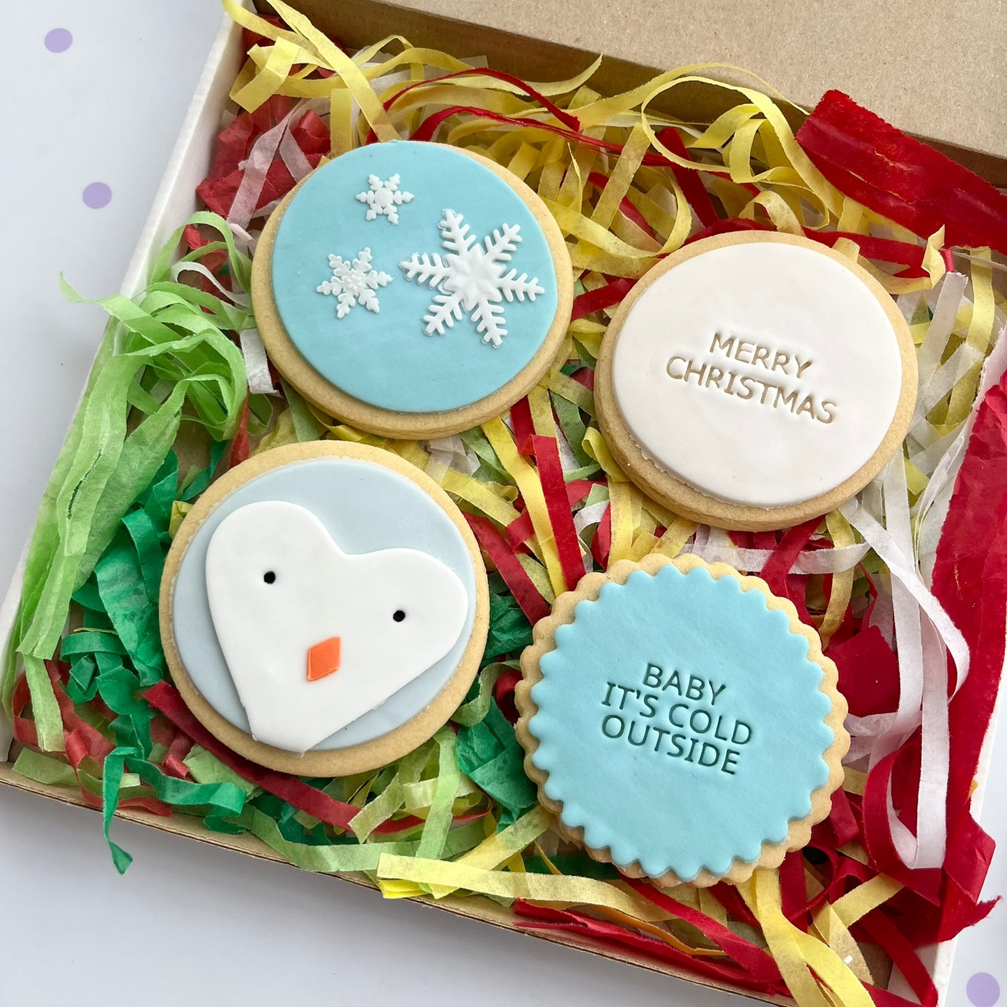 Cold Outside Cookie Box