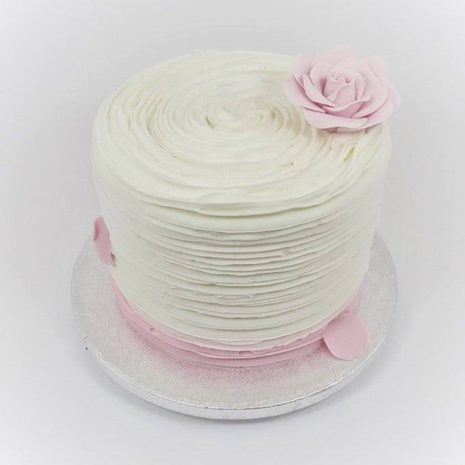 Piped Ruffles & Rose