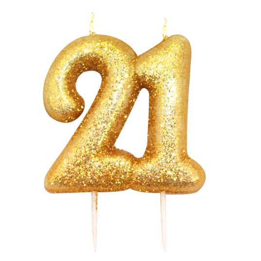 Gold 21 Candle