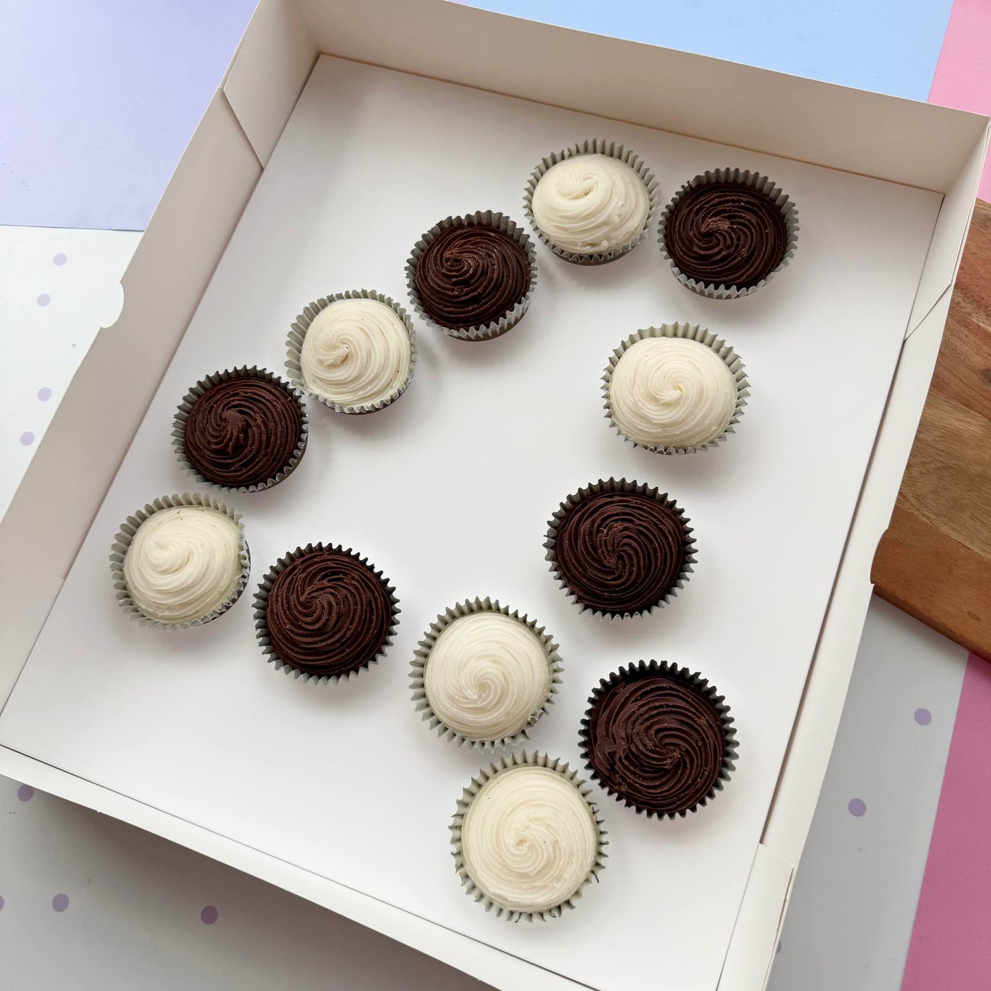 Number Cupcake Box