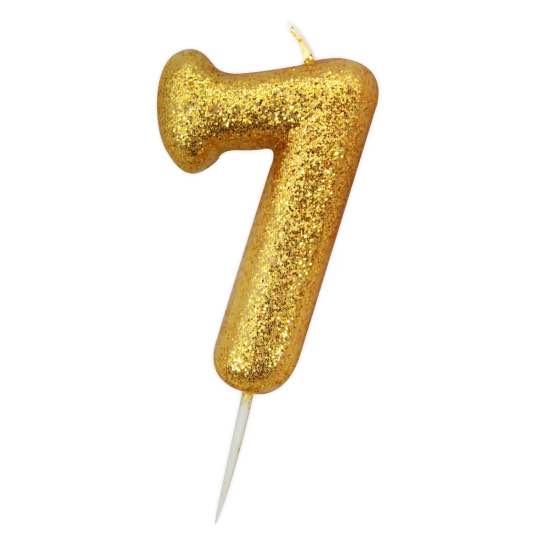 Gold 7 Candle