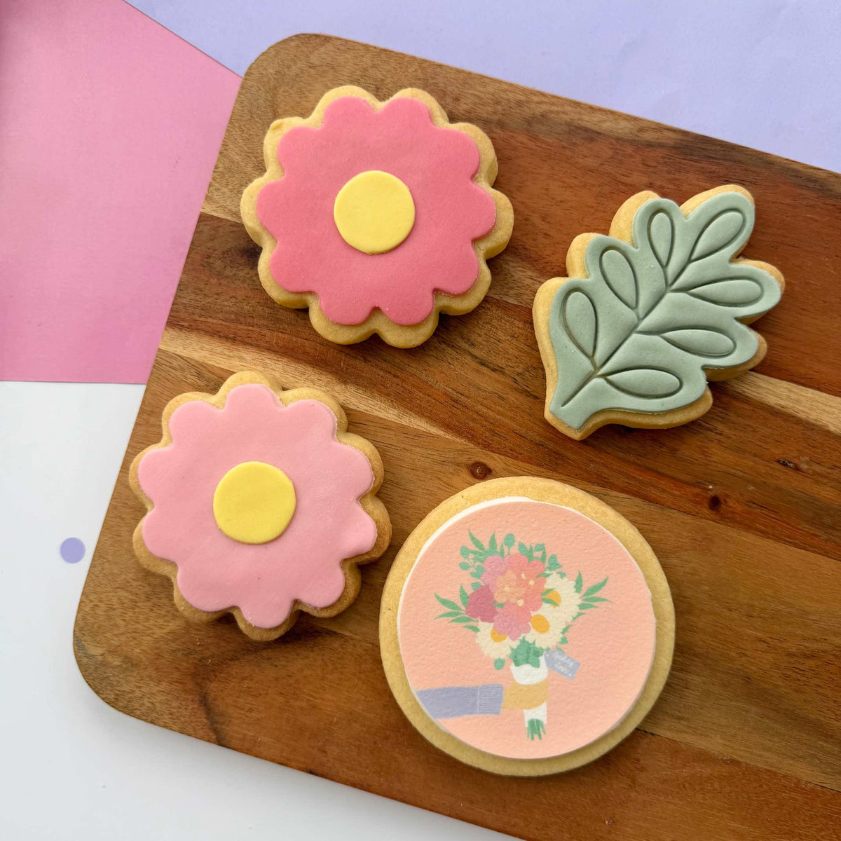 Flower Bouquet Cookie Box