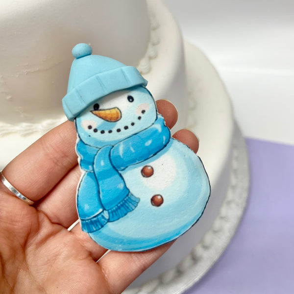 Snowman Man Topper