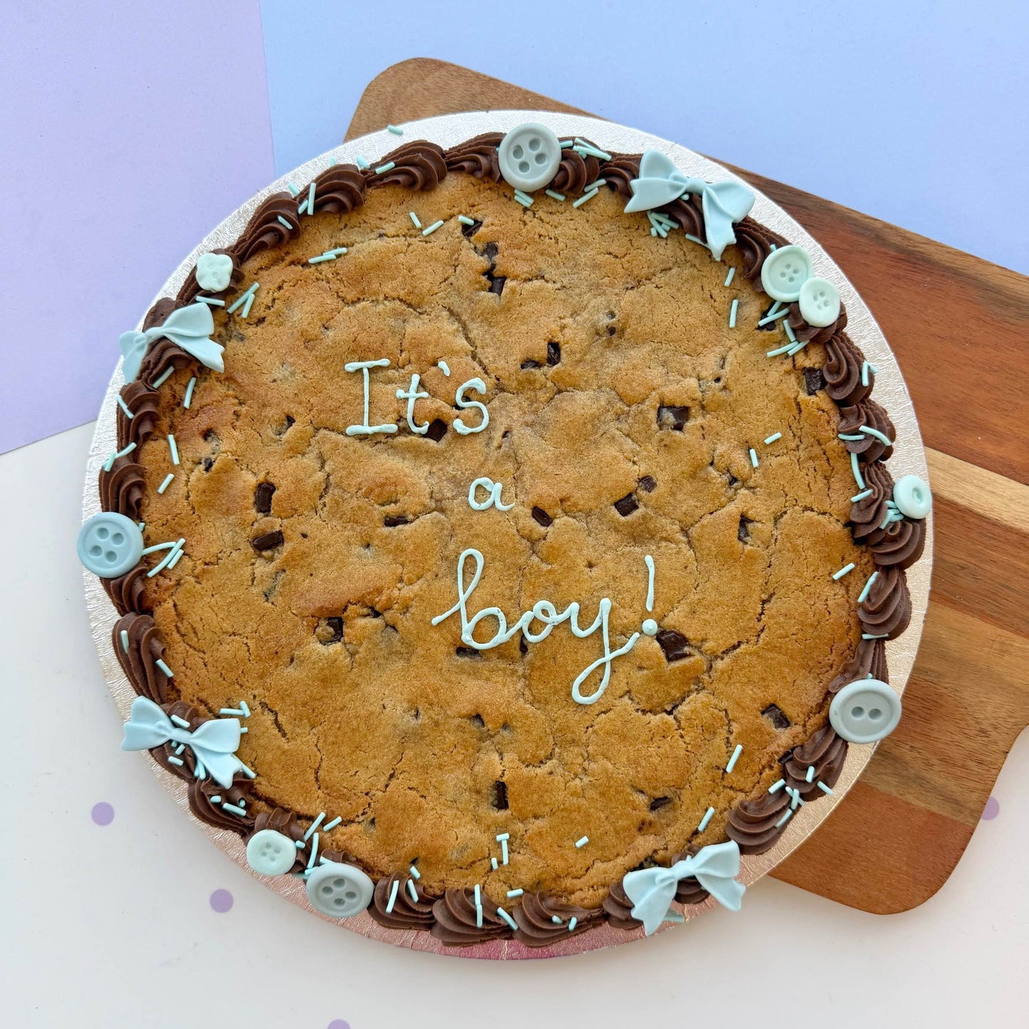 Gender Reveal Giant Cookie