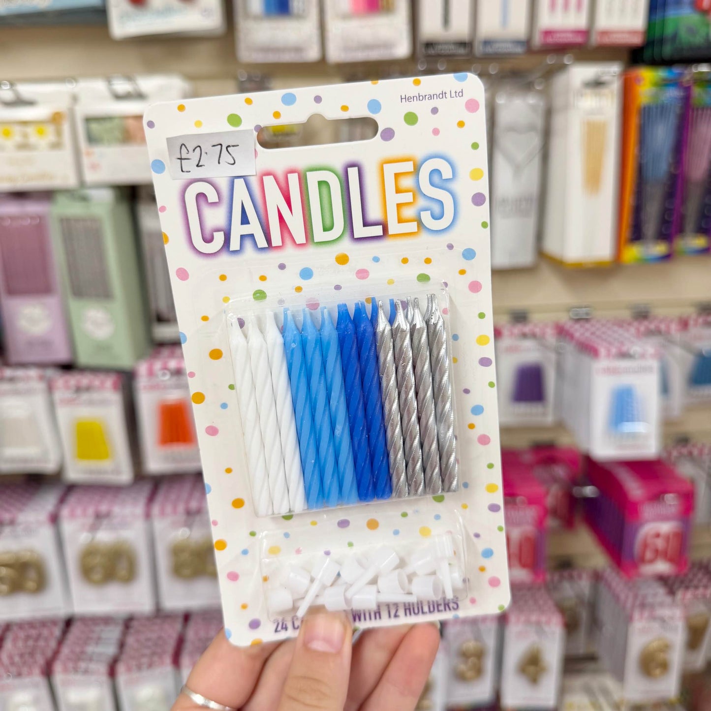 Blue Mix Candles