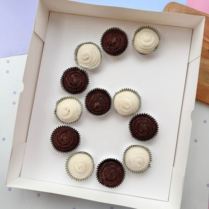 Number Cupcake Box
