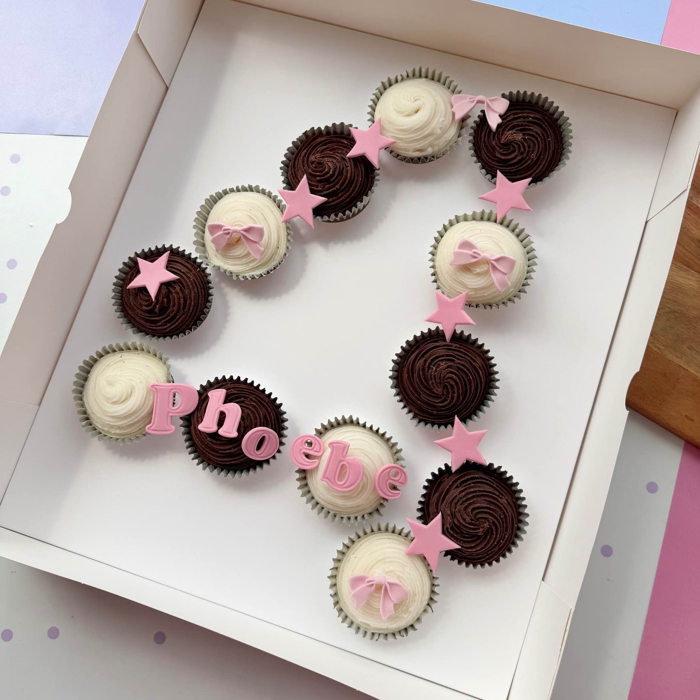Number Cupcake Box