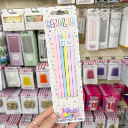 Pastel Candles