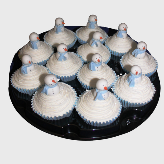 Snowman Cupcake (3)