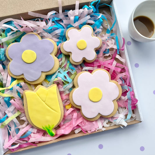 Flower Bouquet Cookie Box