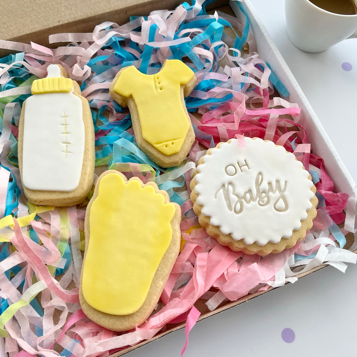 New Baby Cookie Box