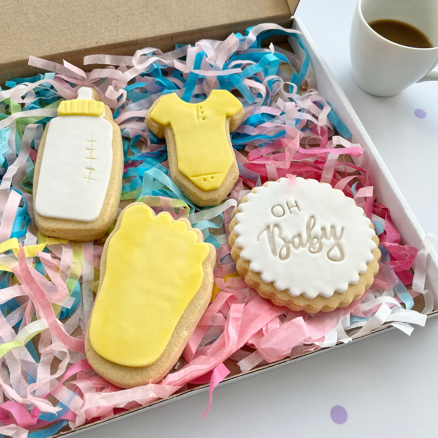 New Baby Cookie Box