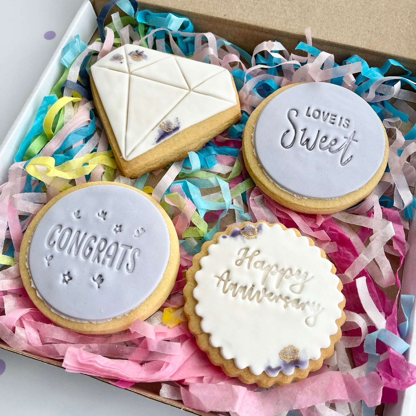 Happy Anniversary Cookie Box