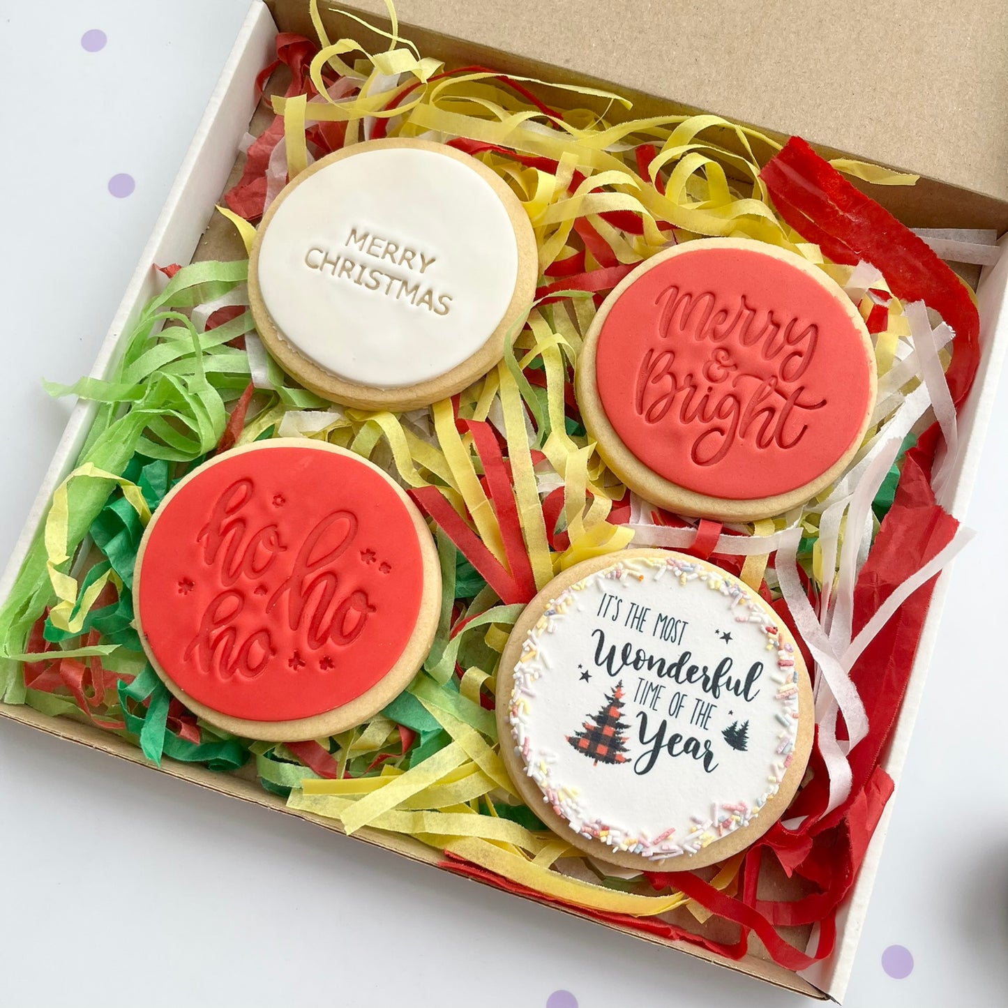 Christmas Quotes Cookie Box