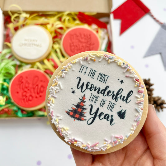 Christmas Quotes Cookie Box