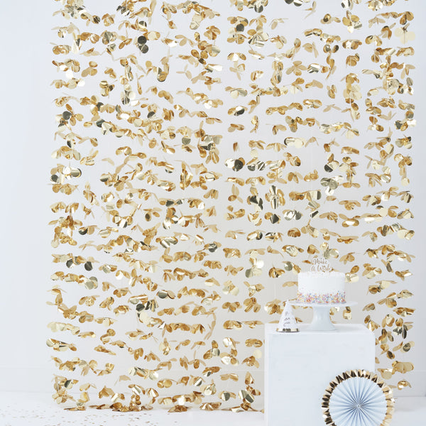 Gold Petal Backdrop